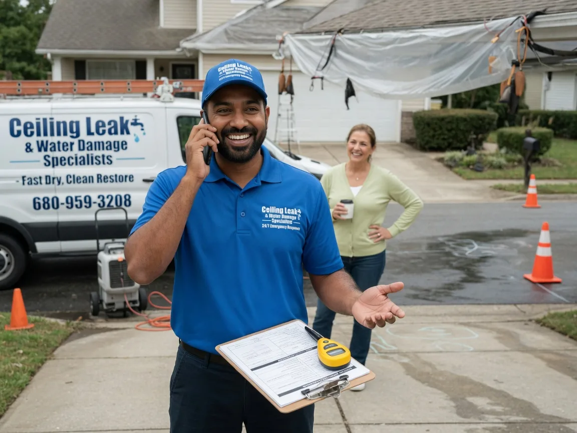 Ceiling Leak Cleanup Graford, TX FAQs